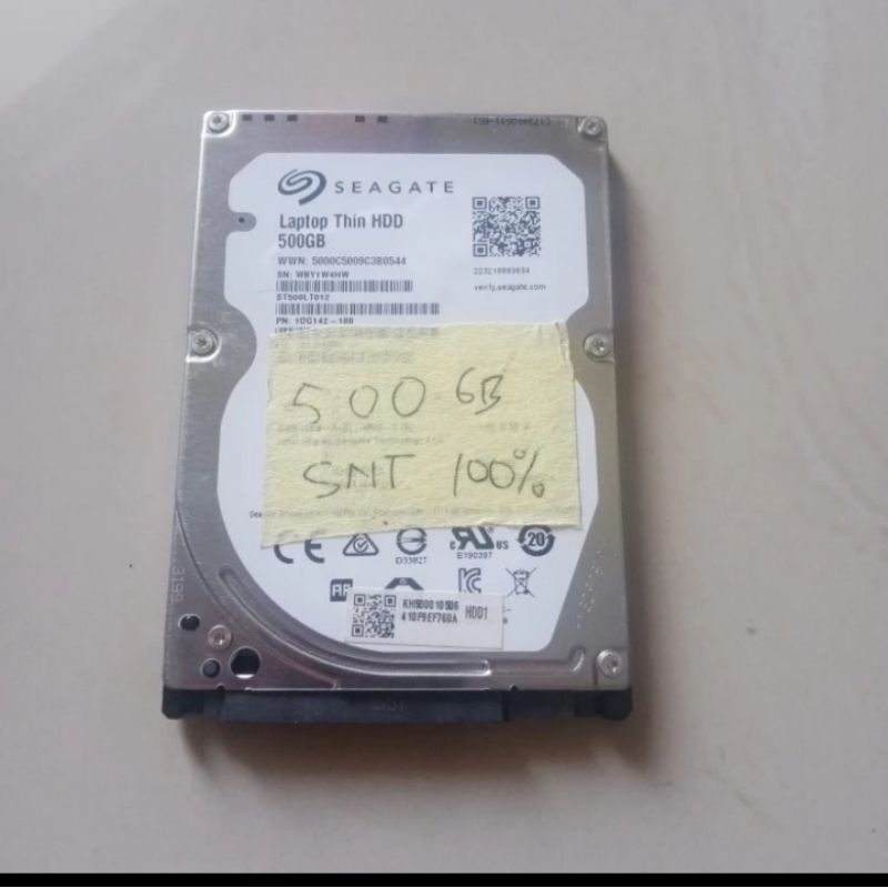 hardisk HDD laptop 2.5 inch 500gb sentinel 100%