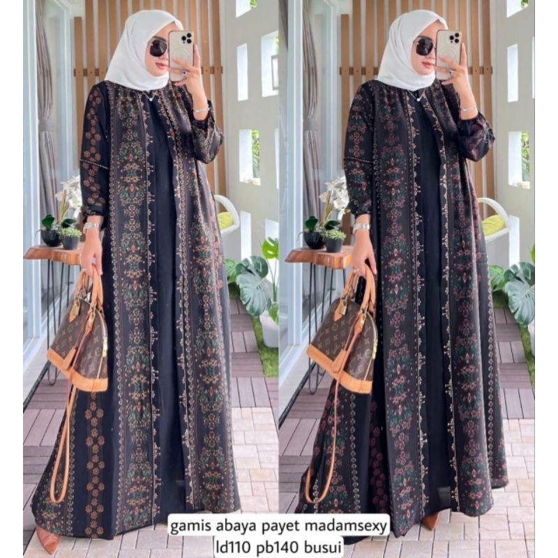 Abaya Shakira Import | Gamis Abaya Payet Madamsexy | Gamis Mewah