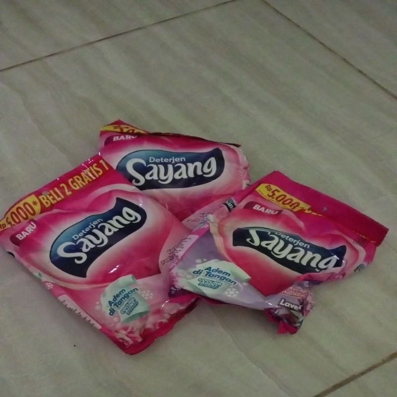 Deterjen sayang