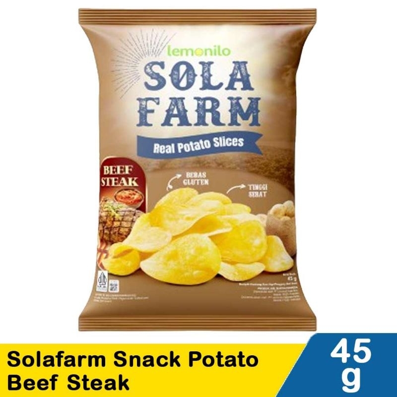 

Lemonilo Solafarm Snack Potato Beef Steak 45G