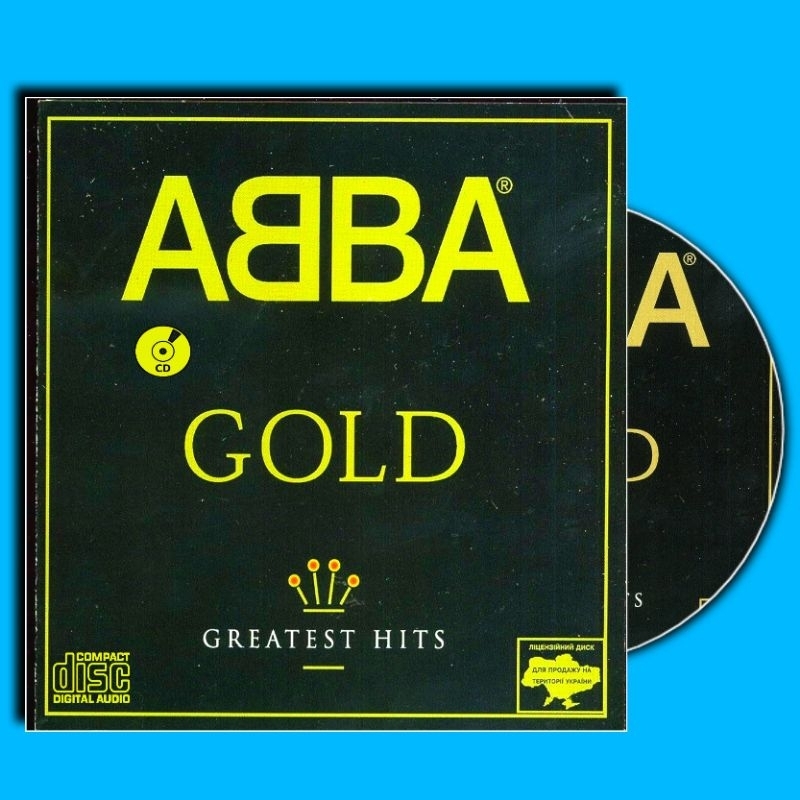 CD COMPACT DISC AUDIO MUSIK LAGU ABBA GOLDEN HITS - CD MUSIK LAGU BARAT NOSTALGIA POP - CD MUSIK GOL