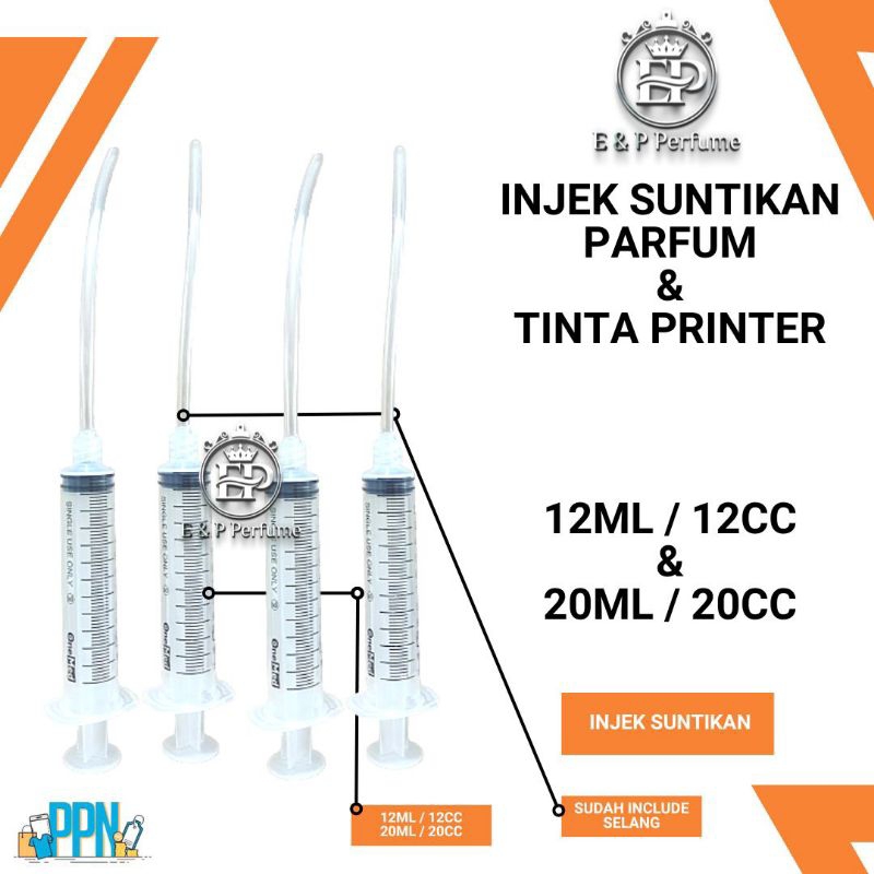 Injek Suntikan Parfum & Injek Suntikan Tinta Printer
