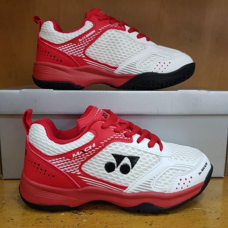 Sepatu Spatu Shoes Badminton Bulutangkis Yonex Mach putih Original