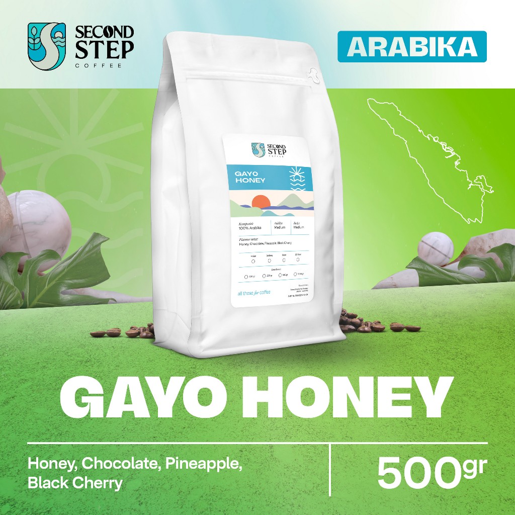 

Biji Kopi Bubuk Arabika Gayo Honey Arabica Coffee Bean Manual Brew 500gr