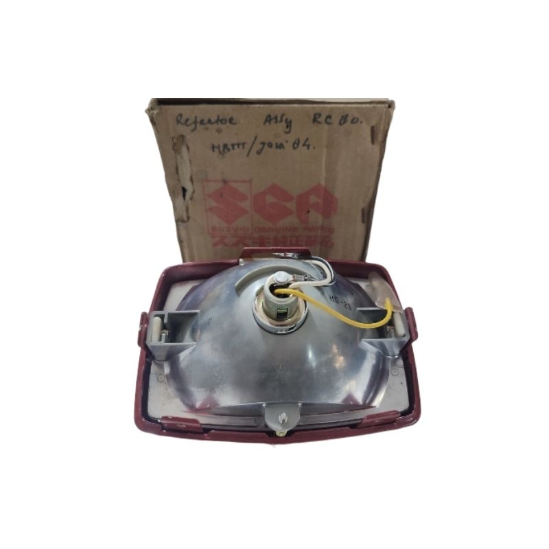 lampu reflektor assy ring merah Suzuki RC100 RC80 ORIGINAL JAPAN