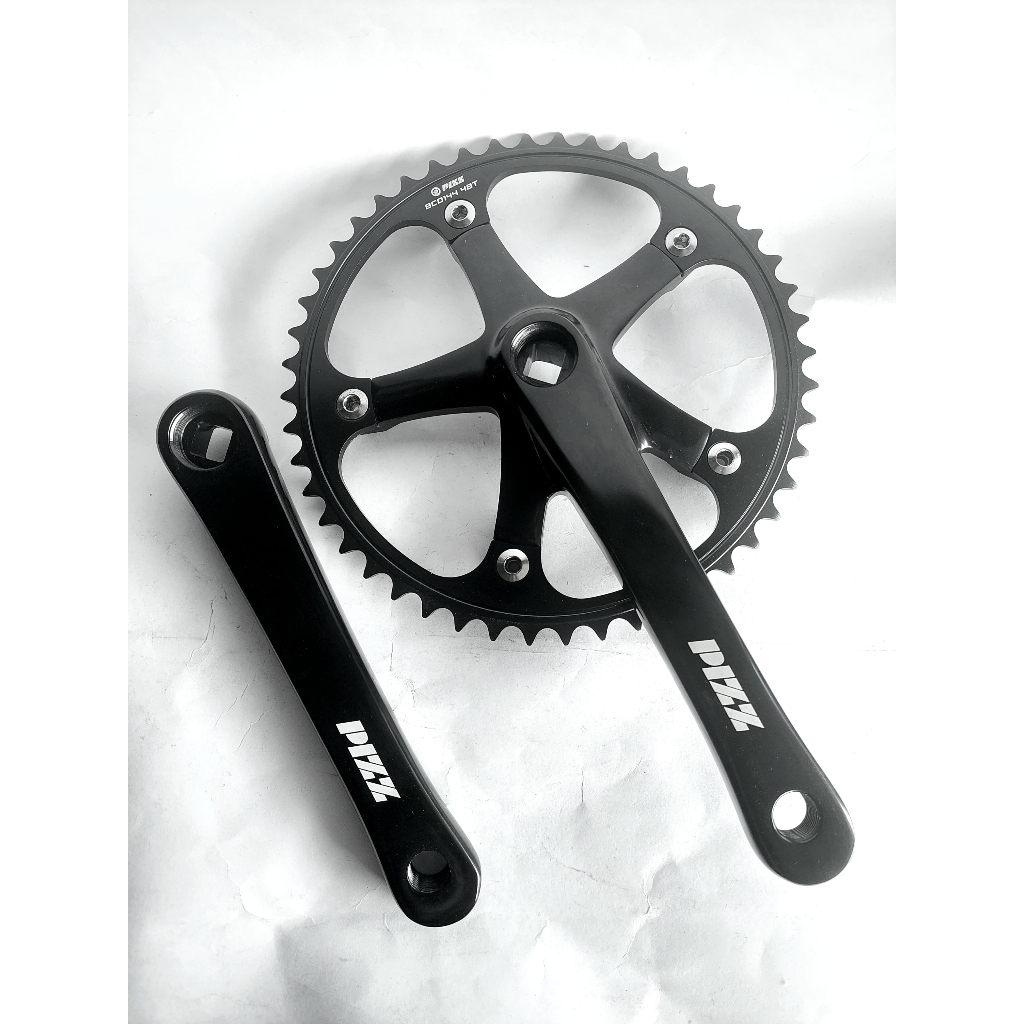 CRANKSET BLACK PIZZ AERO