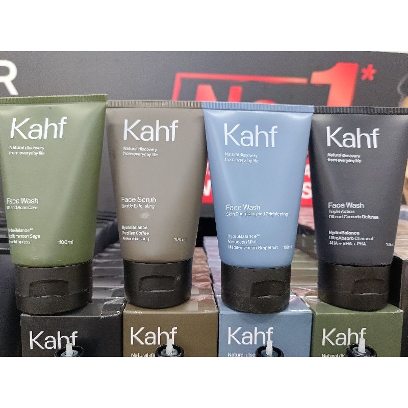 Kahf Face Wash Man 100 Ml (4 Varian Type)