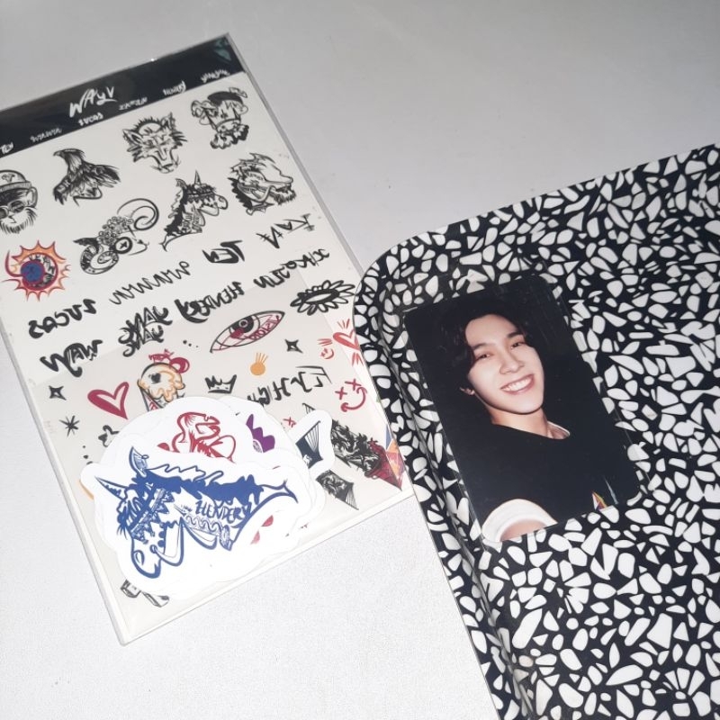 Hendery tattoo sticker md by ten pc & tatto set