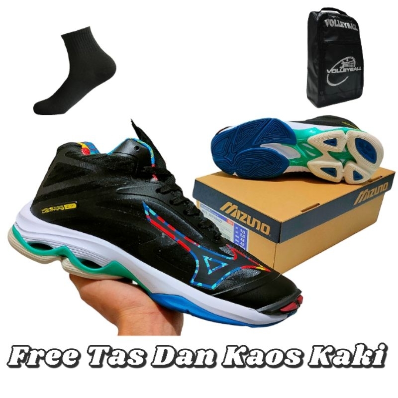 Mizuno Wlz 7 Super Premium / Sepatu Olahraga Volly Pria