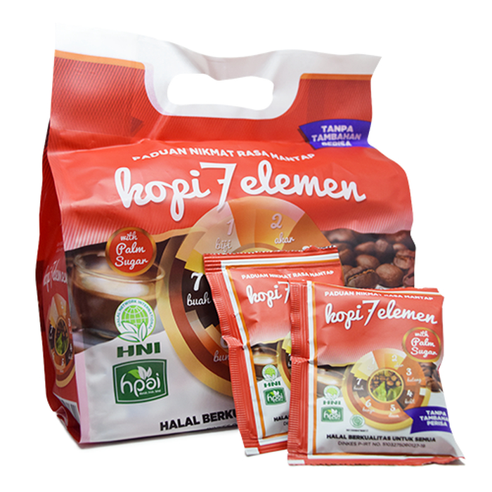 

KOPI 7 ELEMEN HNI HPAI KOPI SEVEL 20 SACHET 500GR