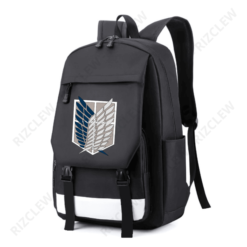 Falahcollection - Tas Ransel Sekolah Anak Anime Attack on Titan Shingeki no Kyojin 02 - Tas Punggung