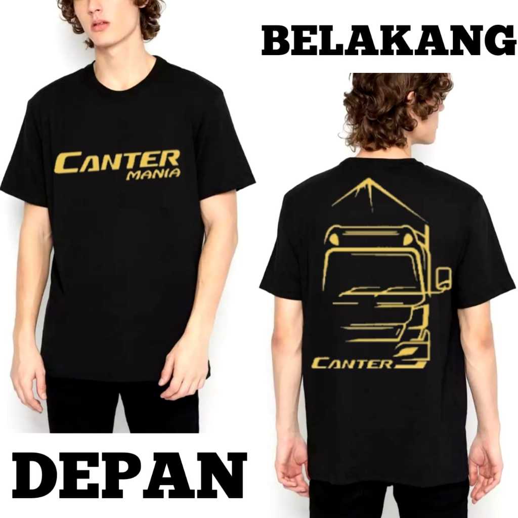 KAOS BAJU TRUK CANTER MANIA GOLD