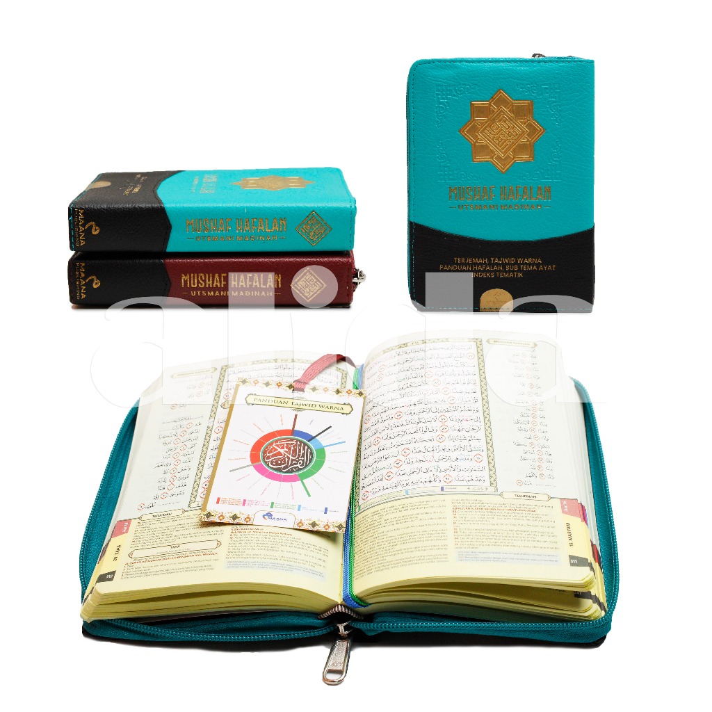 Alquran Hafalan MAANA Terjemah Dompet Resleting A6 Al Quran Utsmani Madinah Al-Quran Hafalan Utsmani