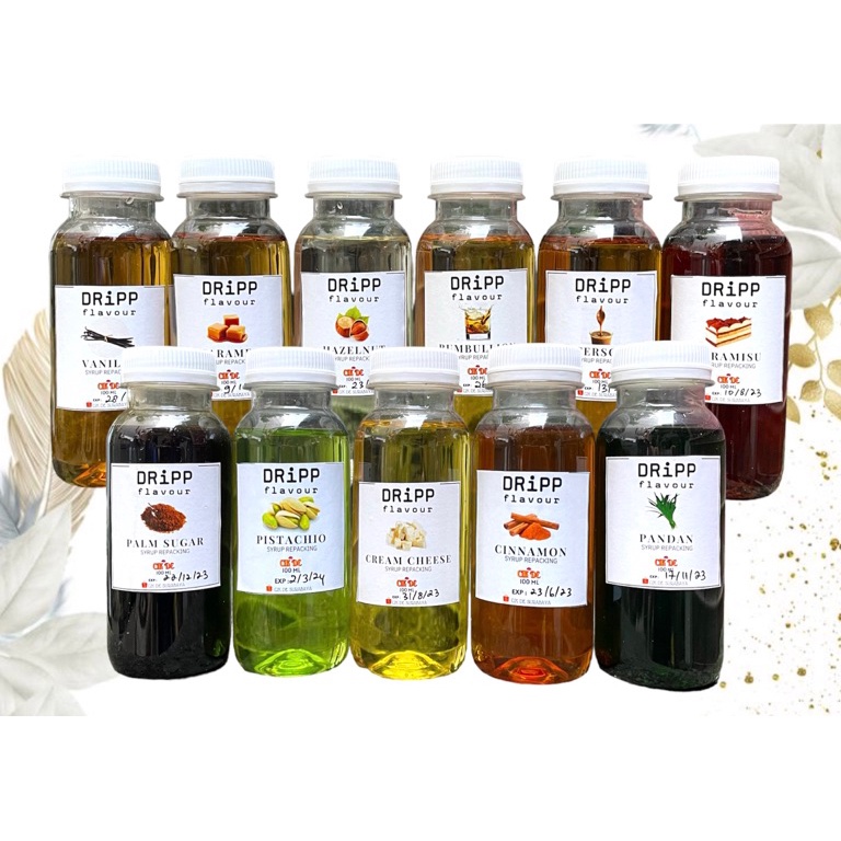 

[JES43] DRIPP Syrup Premium Repacking 100ml - Coffee & Flavour Series ➱Terupdate
