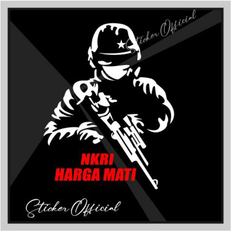 

STIKER CUTTING STICKER NKRI HARGA MATI, BISA CUSTUM NAMA DIN GANTI