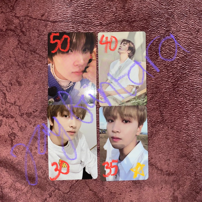 nct dream haechan photocard nature republic we go up