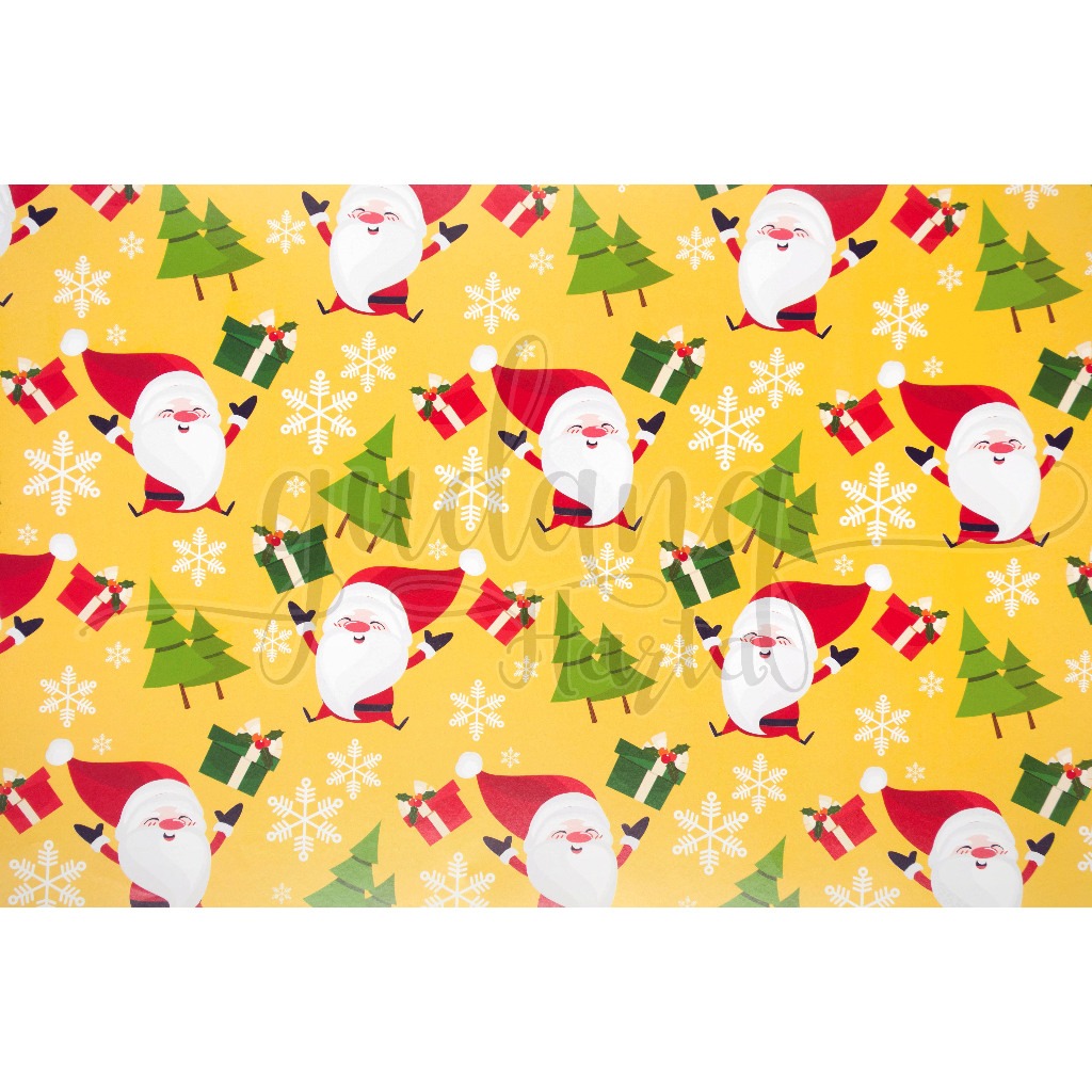 

Kertas Kado Motif Natal Lucu Gift Wrapping Paper Model Present Santa Bear Snowman GH 510012