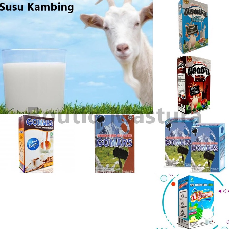 

Susu Kambing Bubuk : Gomars , GoatFit , Alghonam Herbal Propolis Royal Jelly Stock Banyak