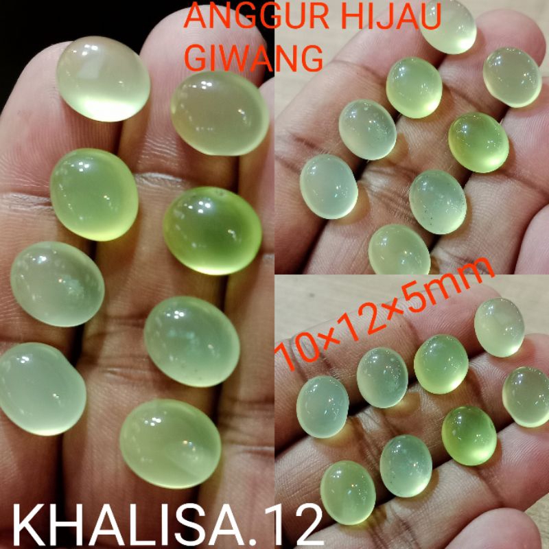 BATU ANGGUR HIJAU GIWANG