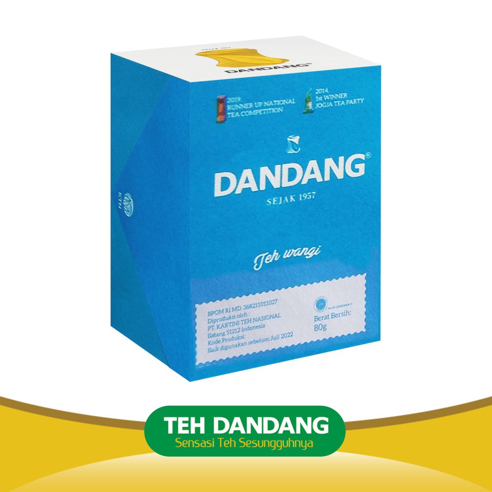 

[⌨K28\] Teh Dandang Biru 80 gr - Teh Tubruk - 1 Slop isi 5 Box 80gr Special