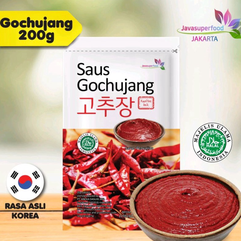 

BWQYG Gochujang 200ml halal saus korea pasta cabe kimchi sauce topoki toppoki tteokbokki topokki saus korea saus pasta cabai Terbaru