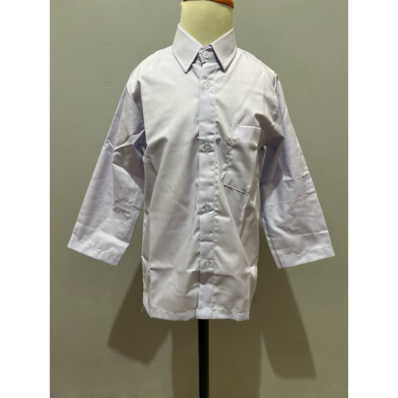 Seragam putih sd/smp lengan panjang dan pendek baju putih sd baju seragam putih smp lengan panjang b