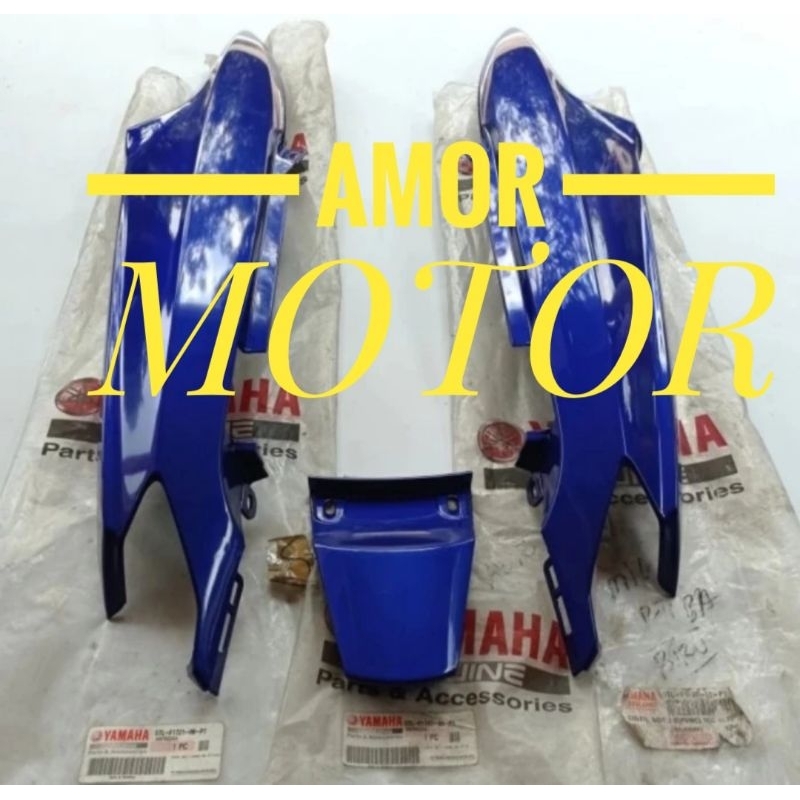 BODY BELAKANG SET YAMAHA MIO SPORTY , MIO SMILE 5TL BIRU ORIGINAL