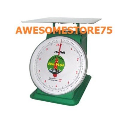 Timbangan Duduk 10 Kg Jarum Hanoi Piring Datar Rata Flat Vietnam 10Kg Laundry Buah Dapur Sayur