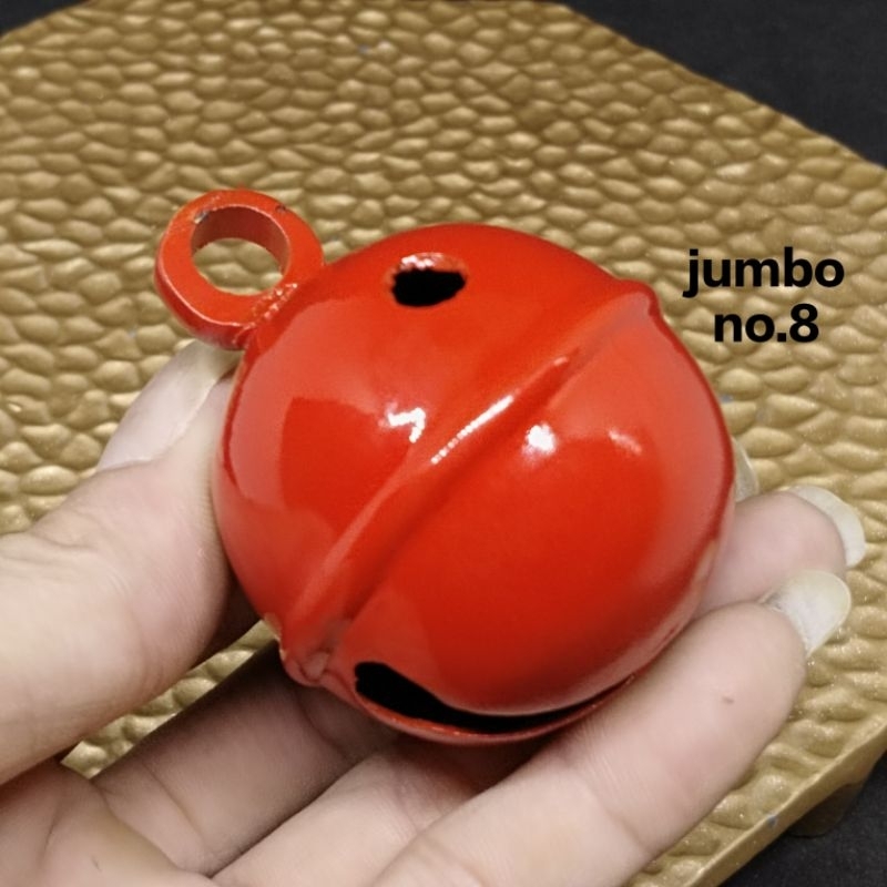 klinting jumbo no.8 , bel kuningan merah klinting kucing kambing dll..