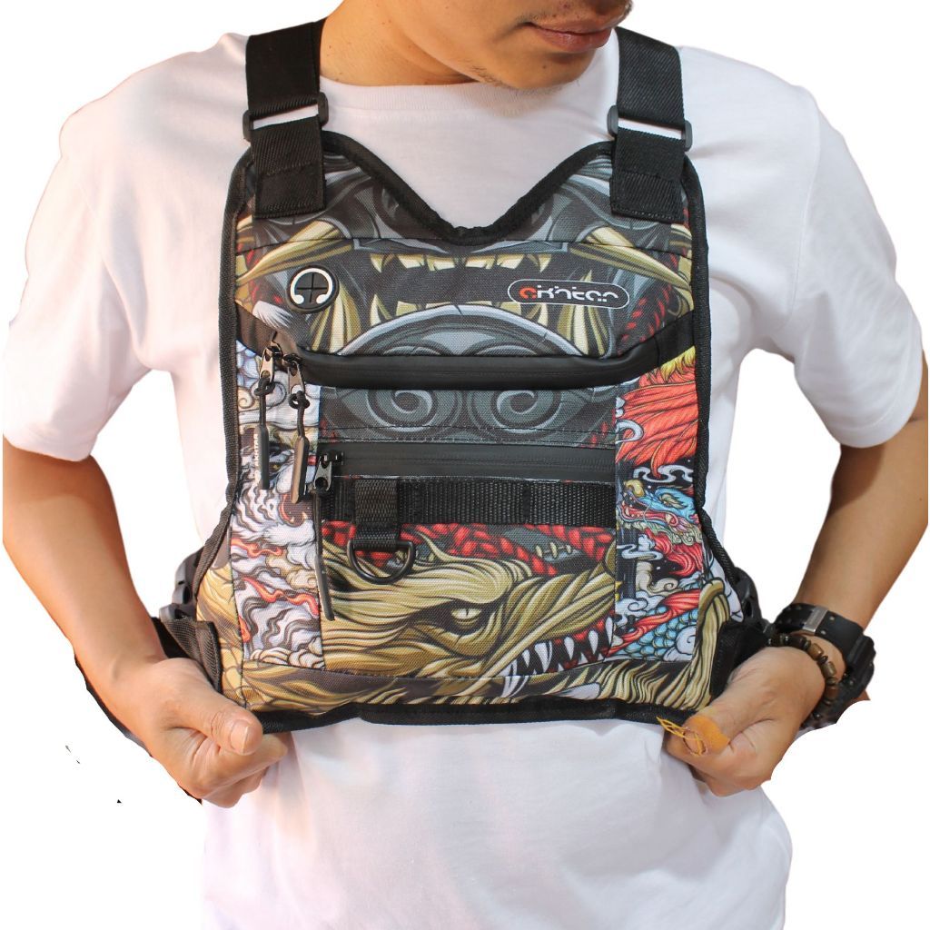 TAS DADA TACTICAL / TAS DADA / KANTONG DADA / CHEST BAG / TAS DADA PRIA