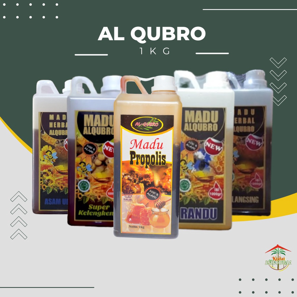 

N8IR8 TERMURAH!! Madu Al qubro 1 KG propolis sumbawa kelengkeng lanceng randu ➱Terbatas