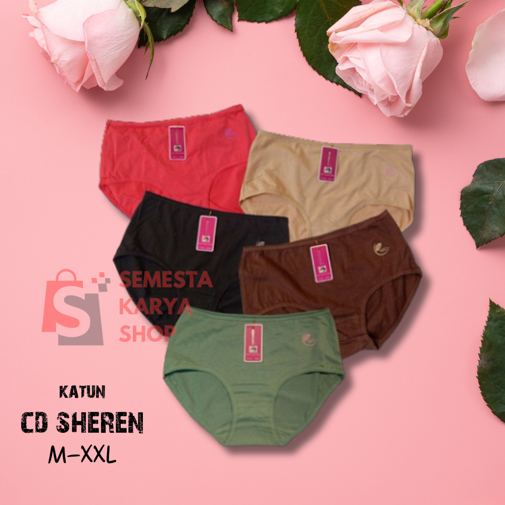 CD Wanita Sheren Lusinan Bahan Katun