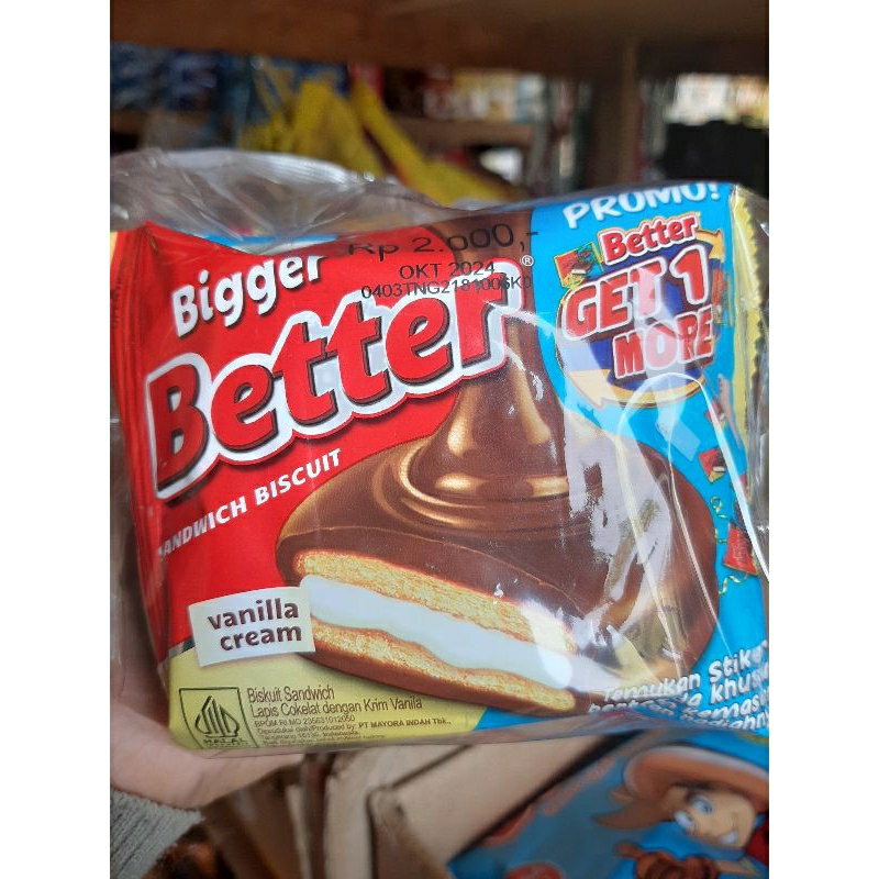 

(10 PCS) BIGGER BETTER BISKUIT SANDWICH KRIM VANILLA