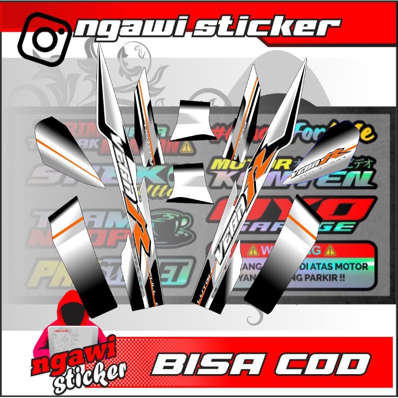 STRIPING YAMAHA Vega lama terbaru custom