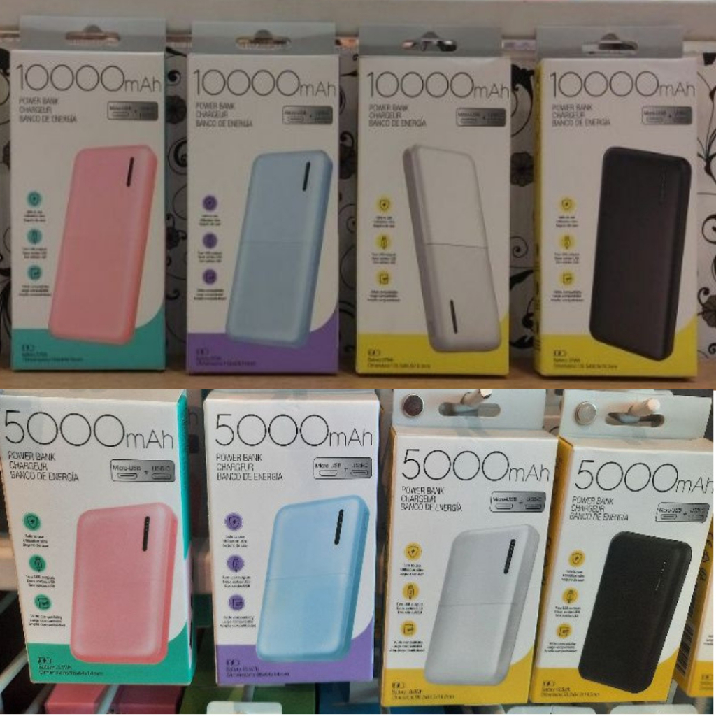 MINISO Powerbank 5000 mAh / 10000 mAh Simple Large-Capacity Practical & Light