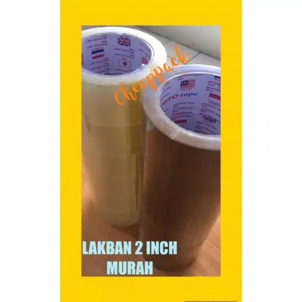 

Stok Banyak LAKBAN 2 INCH 48MM X 90YARD ➶⁎✶