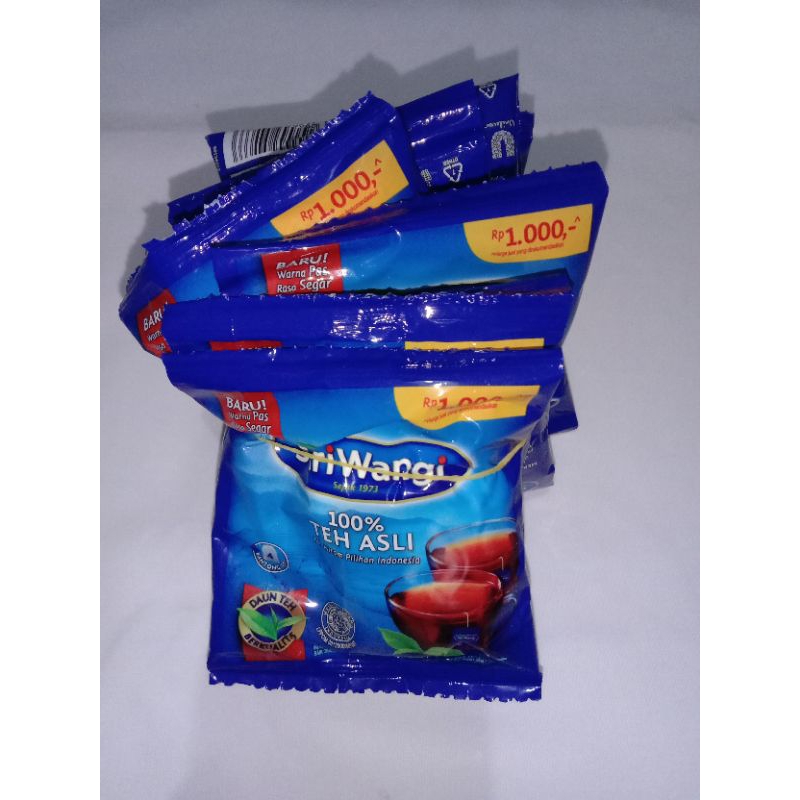 

SARIWANGI TEH ASLI 100% KEMASAN SACHET 12 PCS ! TOKO FAMILY SEMBAKO!