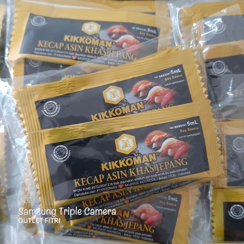 

HALAL || [6pc] KIKKOMAN Shoyu - Kecap Asin Khas Jepang @5ml