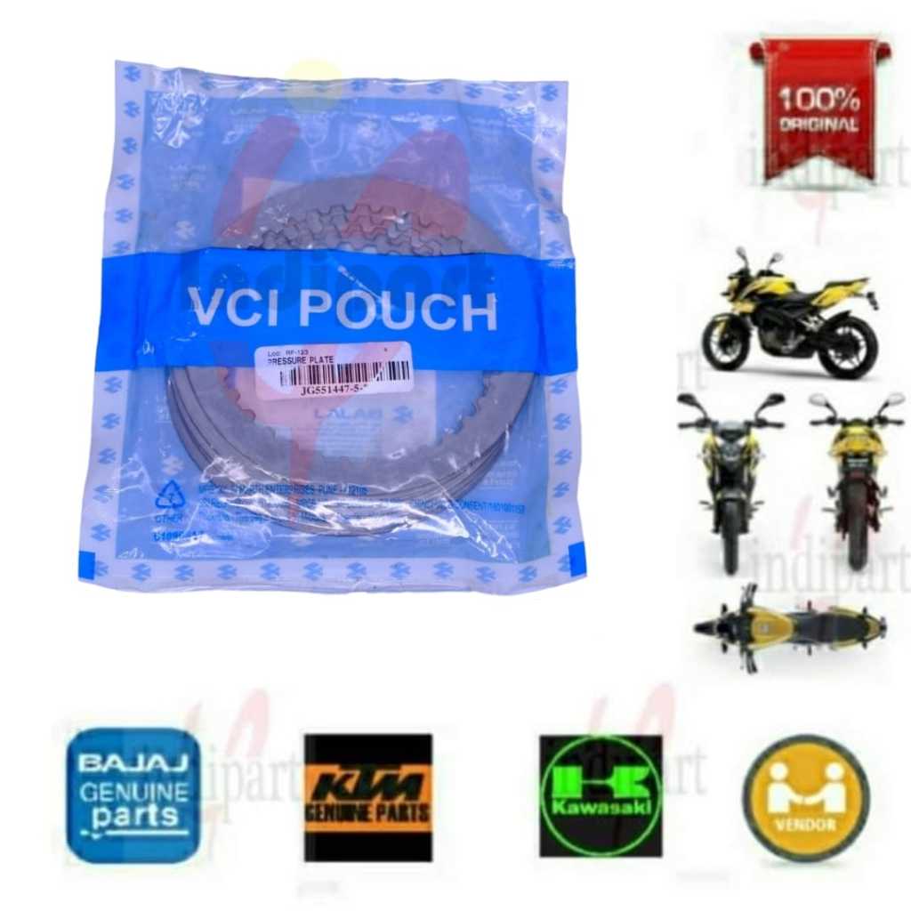 Plat besi plat gesek kampas kopling kawasaki bajaj pulsar NS200 200 NS