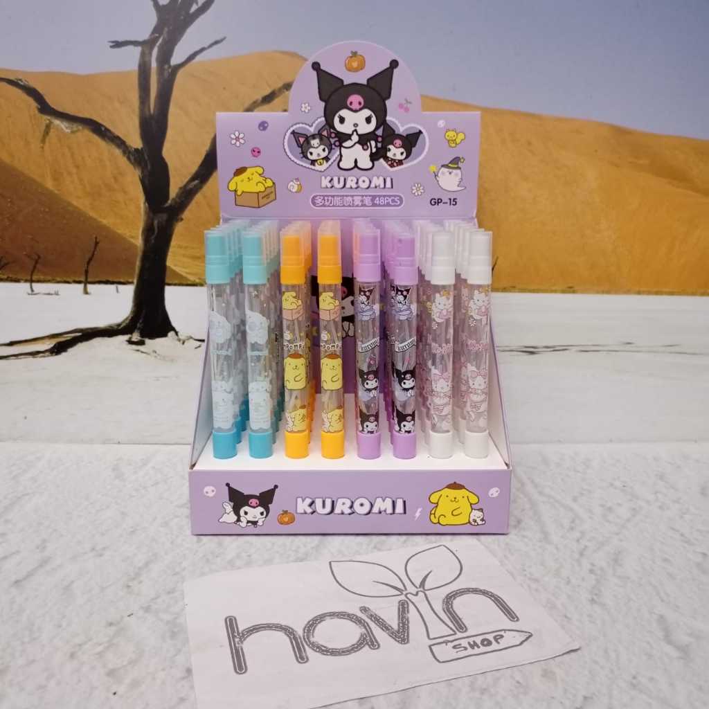 

(4 pcs) Pen hand sanitizer/pen 3in1/pen semprot/pen spray/bolpen