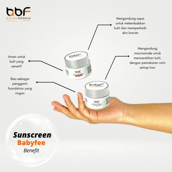 SUNSCREEN BBF SUNBLOCK KRIM CREAM SIANG ORIGINAL SKINCARE GLOWING SPF30