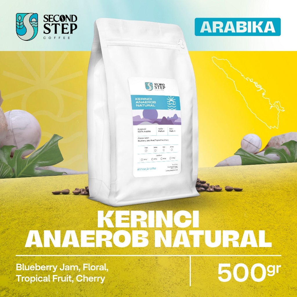

Biji Kopi Bubuk Arabika Kerinci Anaerob Natural coffee Arabica 500gr