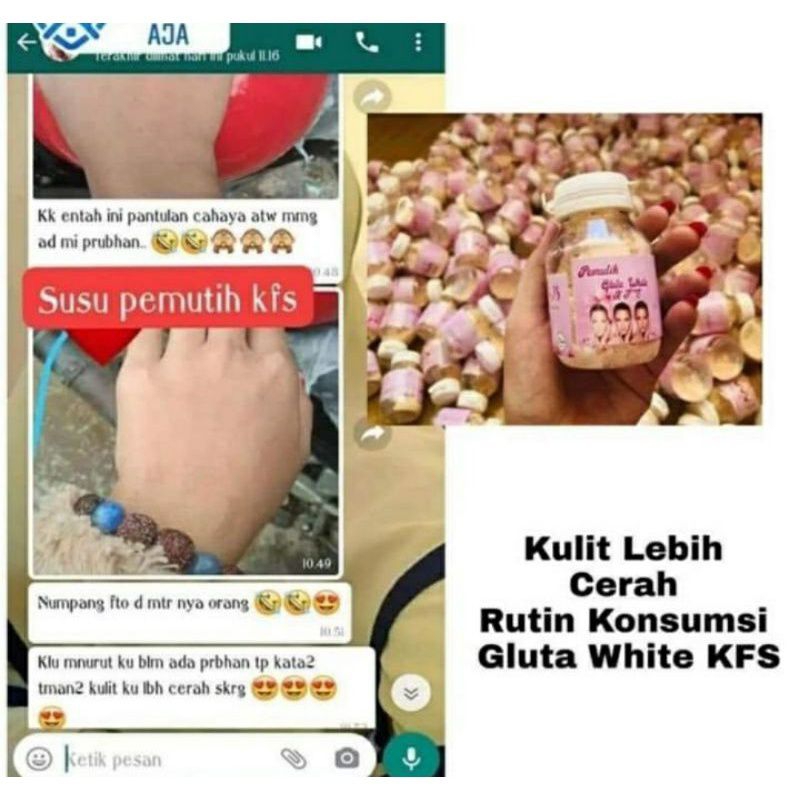 SUSU GLUTA KFS /SUSU PEMUTIH (original)