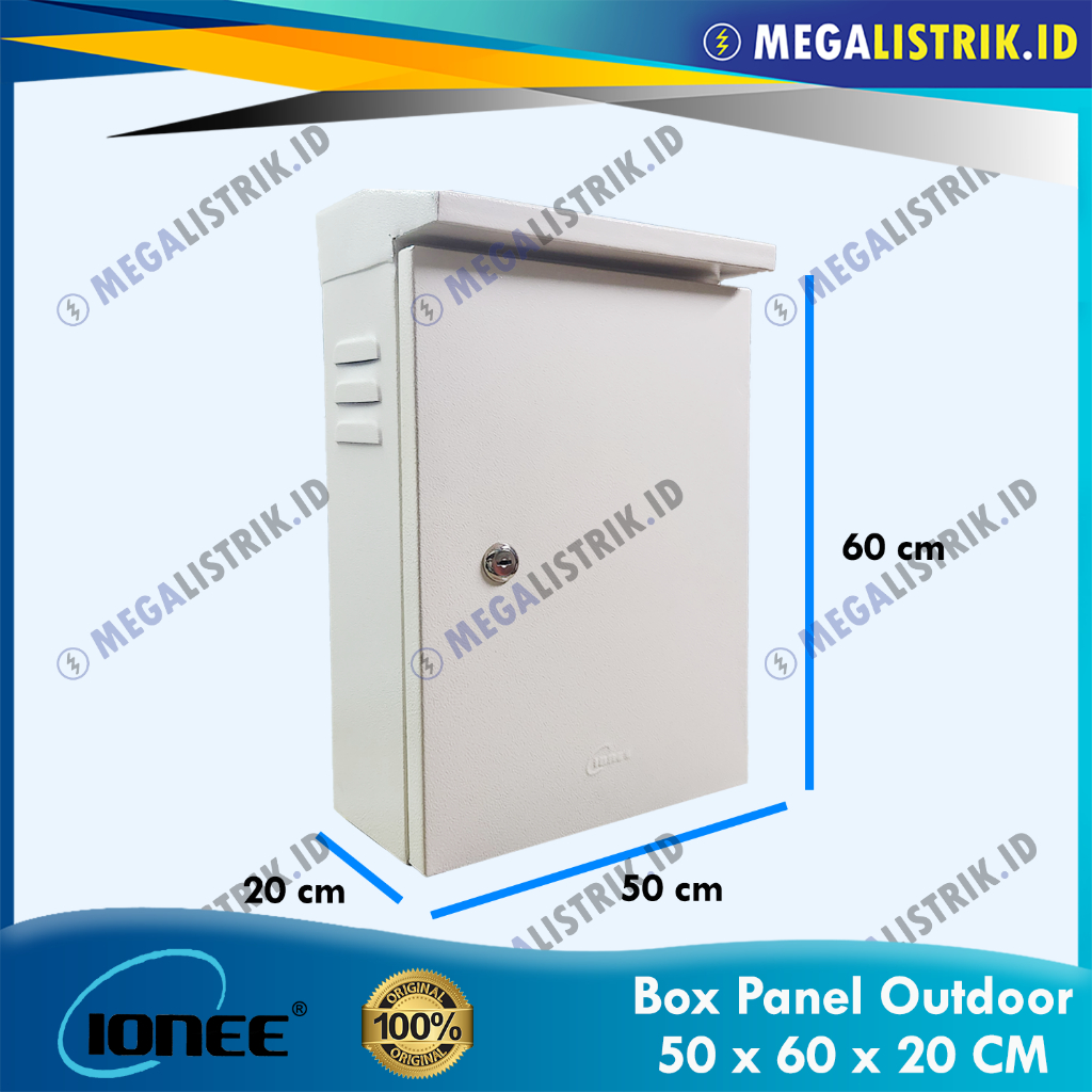 IONEE BOX PANEL OUTDOOR 50X60X20 CM / KOTAK PANEL LISTRIK TOPI 50 X 60 X 20 / PANEL KABINET 50X60 CM