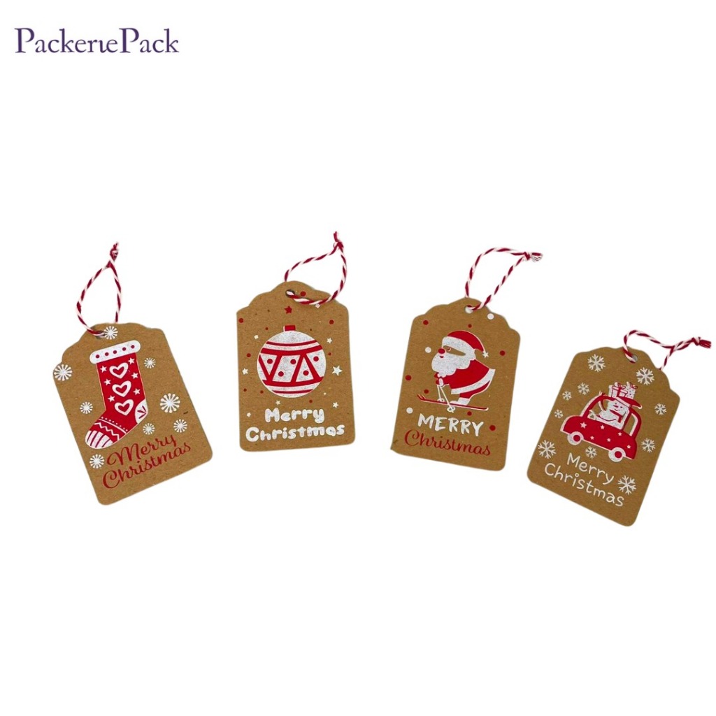 

(10 Pcs) HANG TAG NATAL / HANG TAG MERRY CHRISTMAS