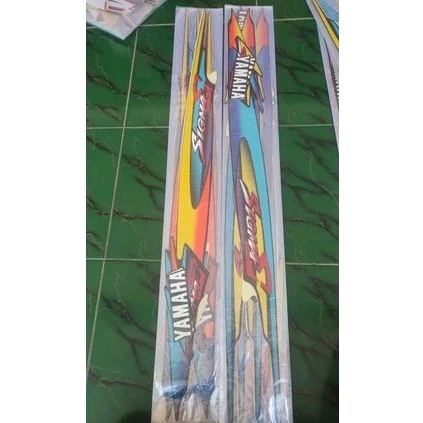 STRIPING STIKER LIST BODI MOTOR STANDAR YAMAHA SIGMA STIKER SIGMA TAHUN 2000