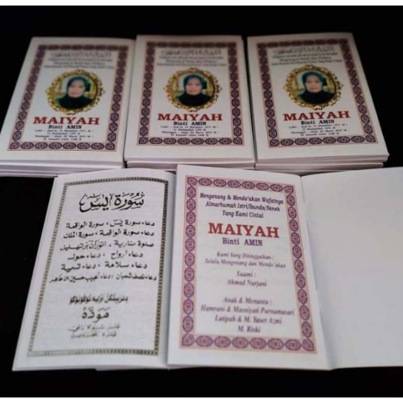 

Soft Cover Buku Yasin Tahlil