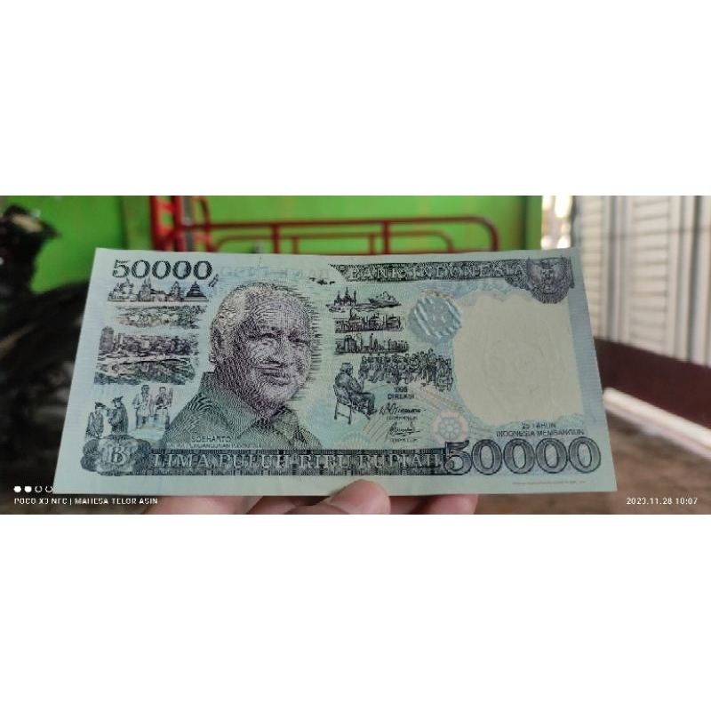 uangkuno 50 rb soeharto tahun 1995