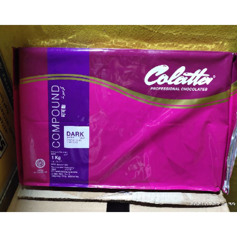 

Colatta dark chocolate 200gram 63