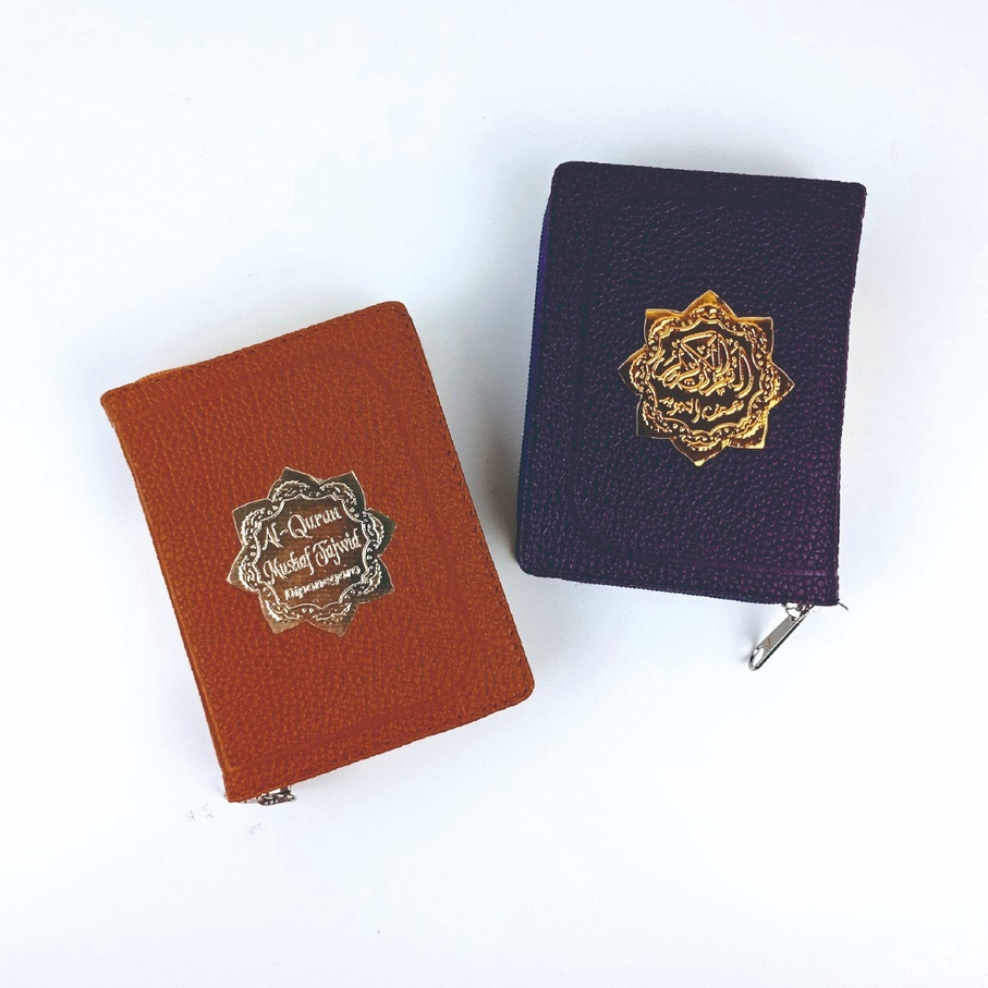 Al Quran Tajwid Warna Saku Mini Resleting A7 Diponegoro